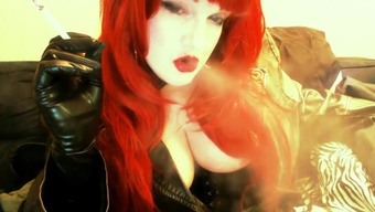 smoking goth redhead voyeur bbw web cam
