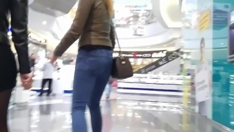 jeans high definition voyeur russian blonde ass