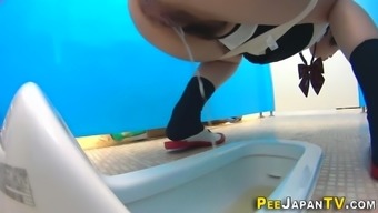 pee high definition hairy japanese teen (18+) pissing public