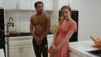 kitchen interracial friendly pornstar black couple