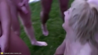 pee grandma high definition group mature orgy outdoor party pissing