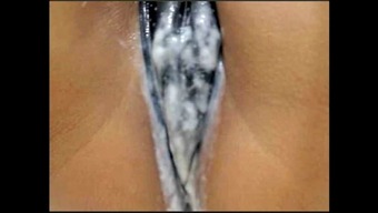 masturbation squirt orgasm thong pussy female ejaculation close up