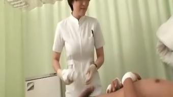 nurse masturbation handjob blowjob asian