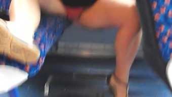ride flashing high definition bus upskirt pussy wife amateur exhibitionists