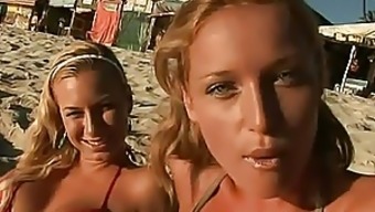 fucking face fucked face group lesbian orgy outdoor reality beach anal bikini blonde facial