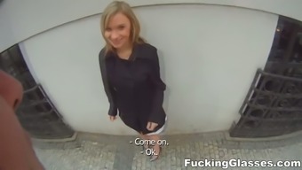 spy oral natural glasses outdoor reality blonde blowjob amateur ass cute