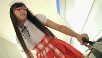 softcore maid high definition japanese brown teen (18+) brunette