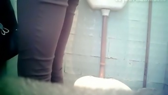 white jeans voyeur pissing toilet black ebony