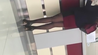 milf high definition heels nylon big ass pantyhose ass