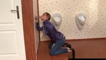penis oral gloryhole toilet blowjob ass