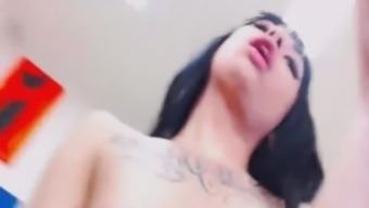 kinky jerking cam tattoo strip transsexual web cam shemale brunette