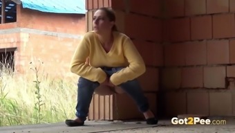 teen amateur pee homemade european voyeur outdoor teen (18+) pissing public blonde amateur czech