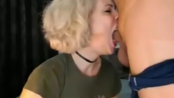 throat fucked oral fucking face fucked face deep blonde blowjob deepthroat amateur facial
