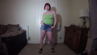 skirt high definition strip wife british amateur dance