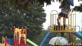high definition japanese outdoor teen (18+) pissing public asian