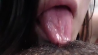 lick milf horny hairy cam lesbian pussy close up