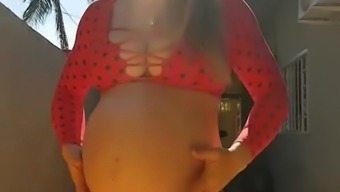 lick pregnant wife anal blonde ass