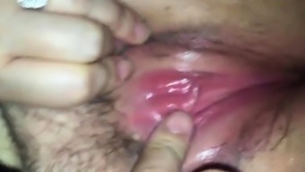gape masturbation homemade high definition cum hairy mature pussy wife amateur close up