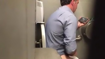 old man gay hidden toilet public