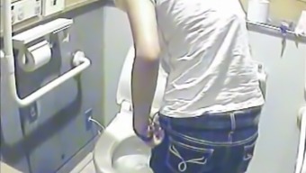 spy masturbation japanese voyeur toilet amateur asian