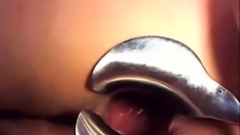 speculum sex toy gape milf masturbation toy web cam fetish anal solo close up dildo