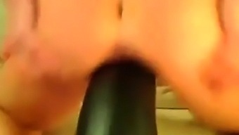 sex toy masturbation huge toy web cam solo amateur close up dildo