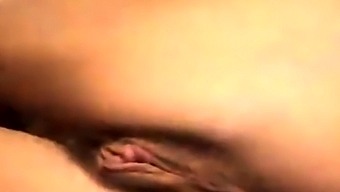 masturbation hairy solo brunette amateur clit close up