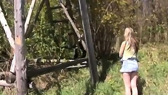 slut first time sperm swallow outdoor teen (18+) teen anal public anal blonde blowjob