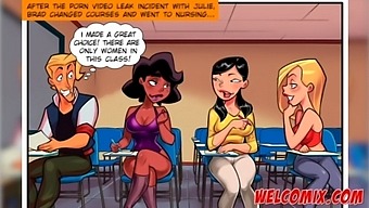 toon student oral seduced group dorm orgy teacher cartoon blonde blowjob coed college