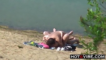 fucking high definition caught voyeur outdoor public beach blonde