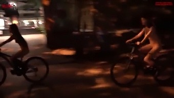 teen amateur nude ride naked flashing biker outdoor teen (18+) public amateur exhibitionists