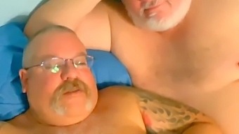 old man white grandpa hairy mature bear fat