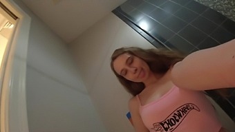 teen amateur pee girlfriend teen (18+) pissing toilet pussy bathroom bitch amateur